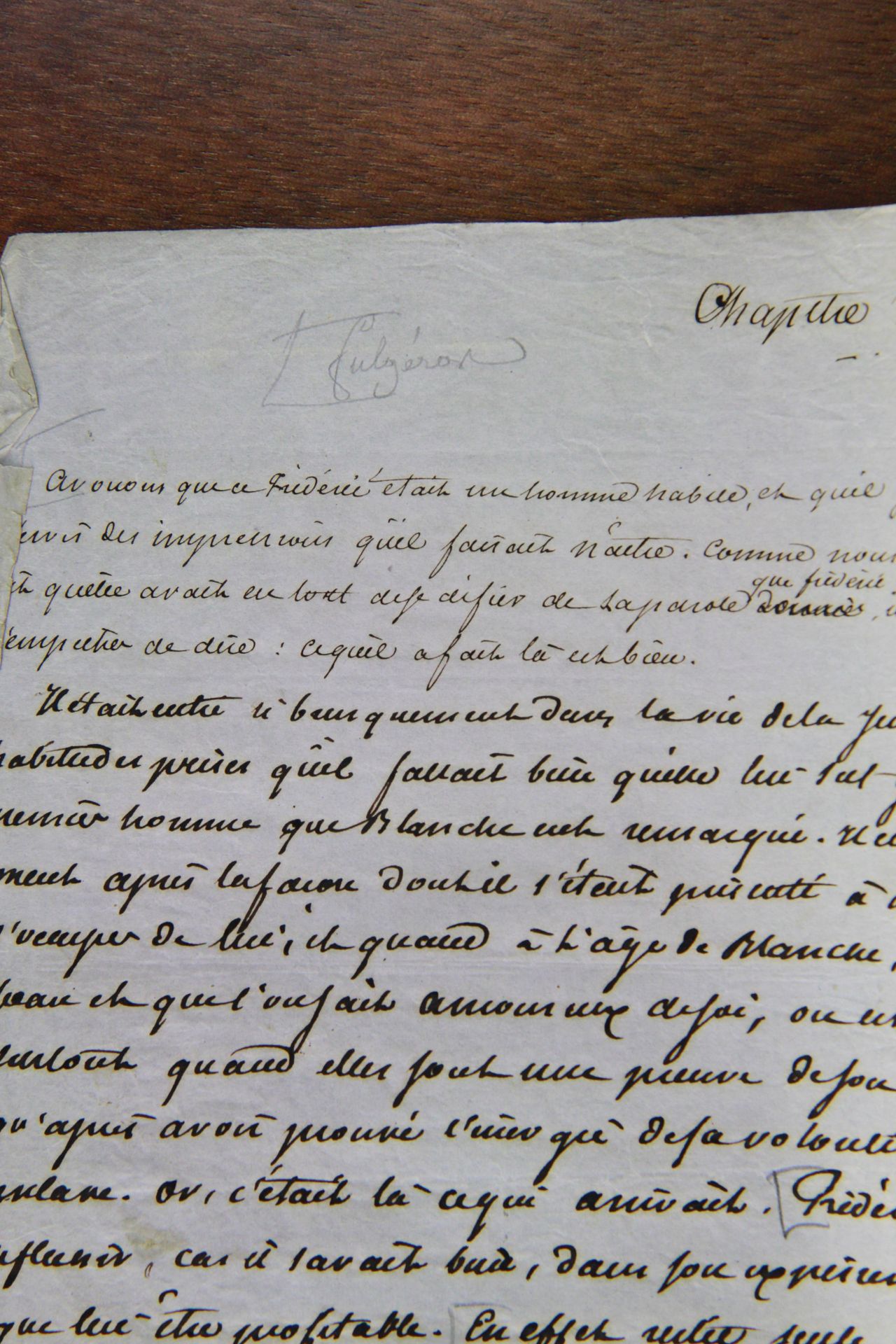 Alexandre DUMAS père. Manuscrit autographe ; 6 pages grand in-fol., plus un fragment [...] - Bild 4 aus 12