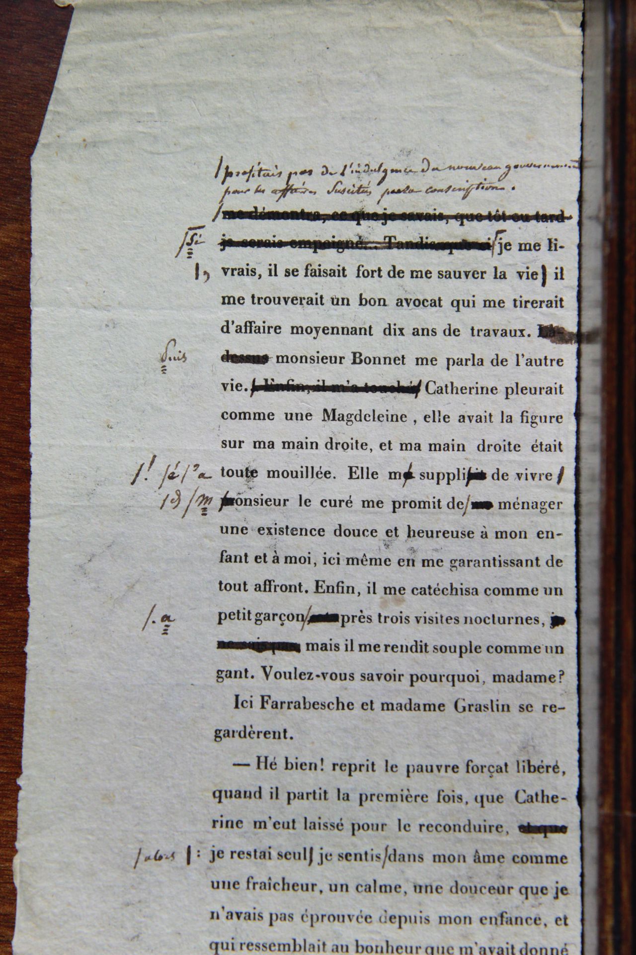 Honoré de BALZAC. 8 feuillets d'épreuves corrigées, plus un feuillet manuscrit [...] - Bild 10 aus 18