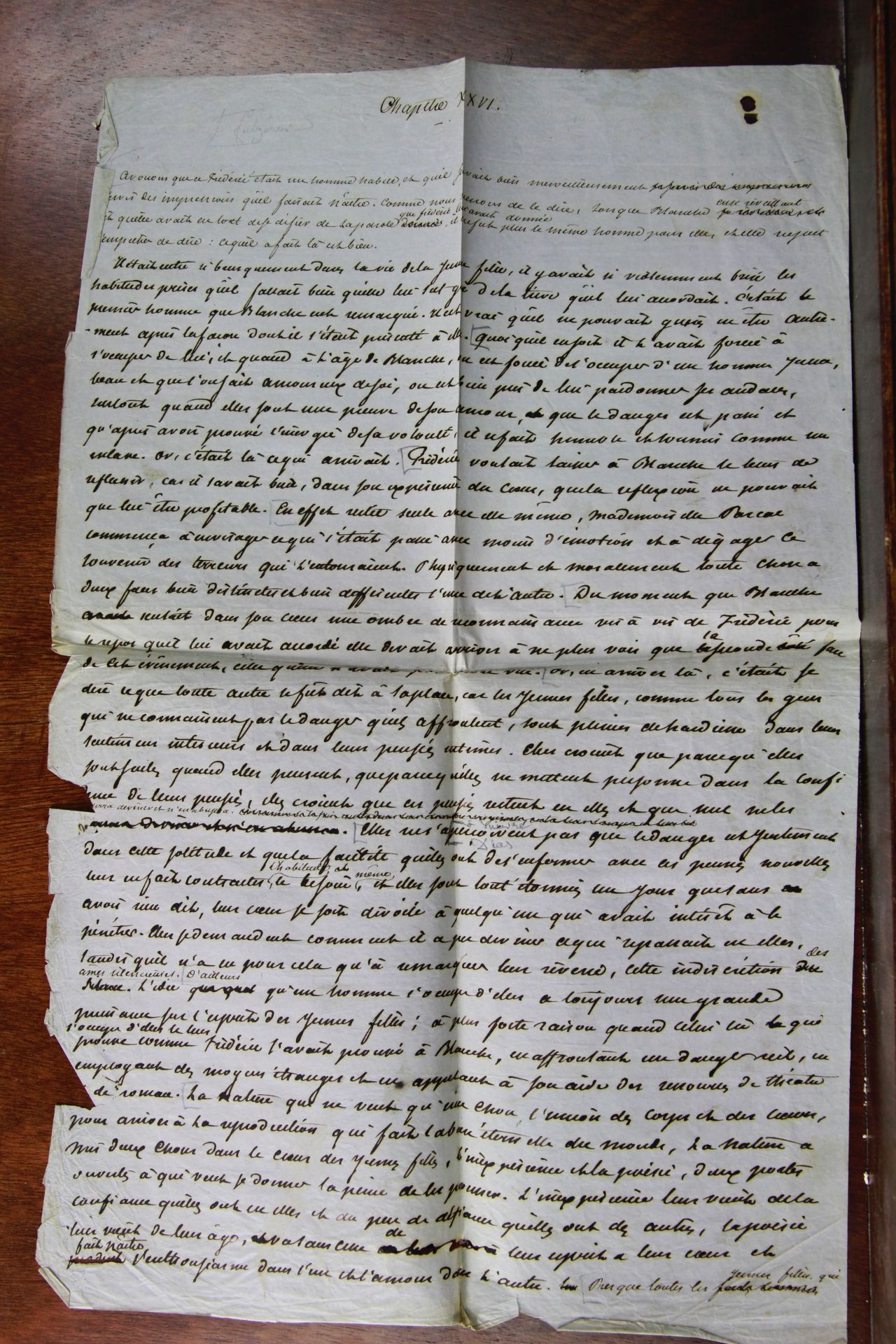 Alexandre DUMAS père. Manuscrit autographe ; 6 pages grand in-fol., plus un fragment [...] - Bild 2 aus 12