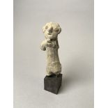 Statuette en terre cuite. Hauteur 10,9 cm. Culture Tumaco-la Tolita. Frontière [...]