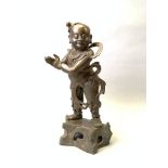 Statuette de hoho en bronze Chine, dynastie Ming, XVIIème siècle Représenté [...]