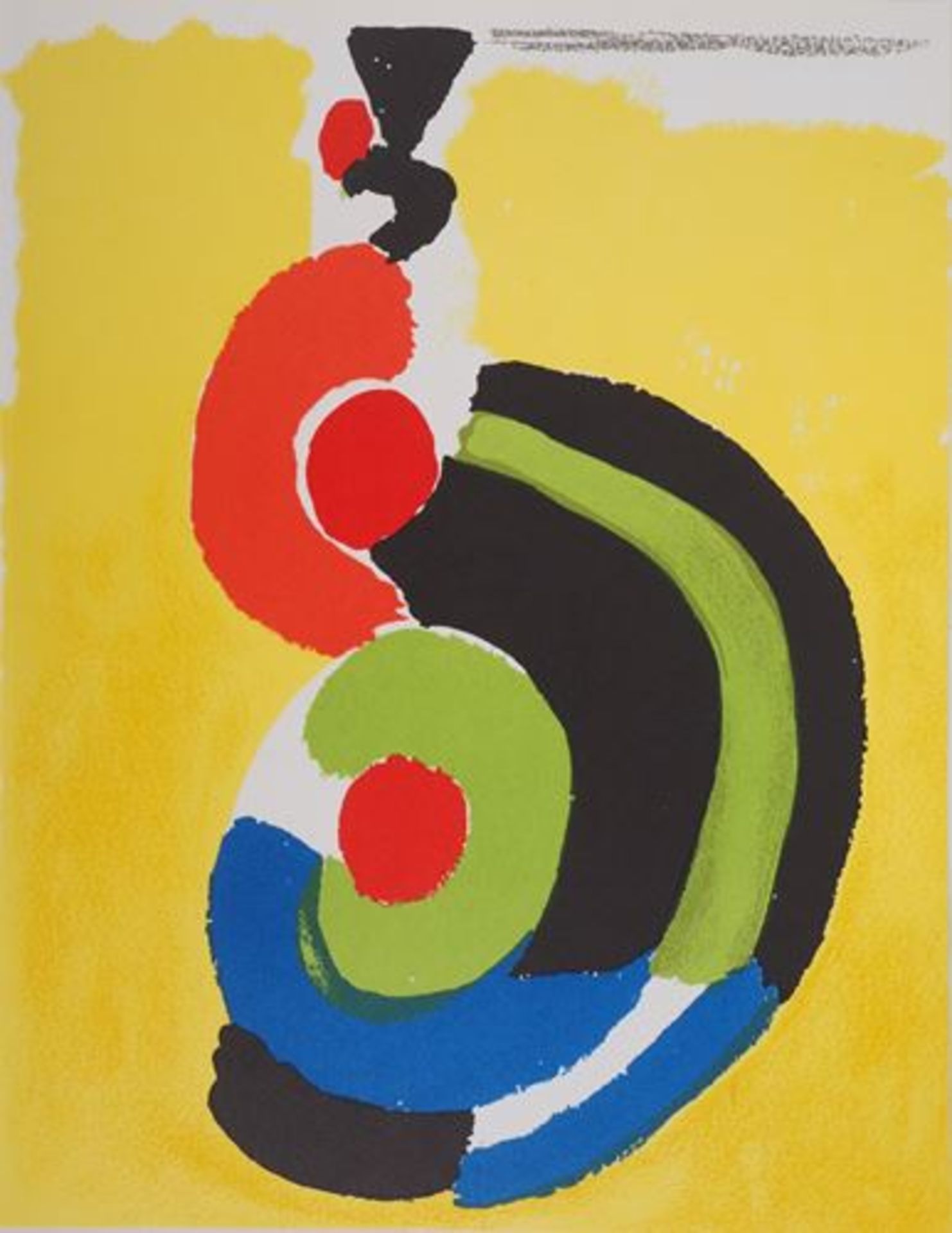 Sonia Delaunay Spanish dancer Original lithograph (Mourlot workshops) On thick [...]