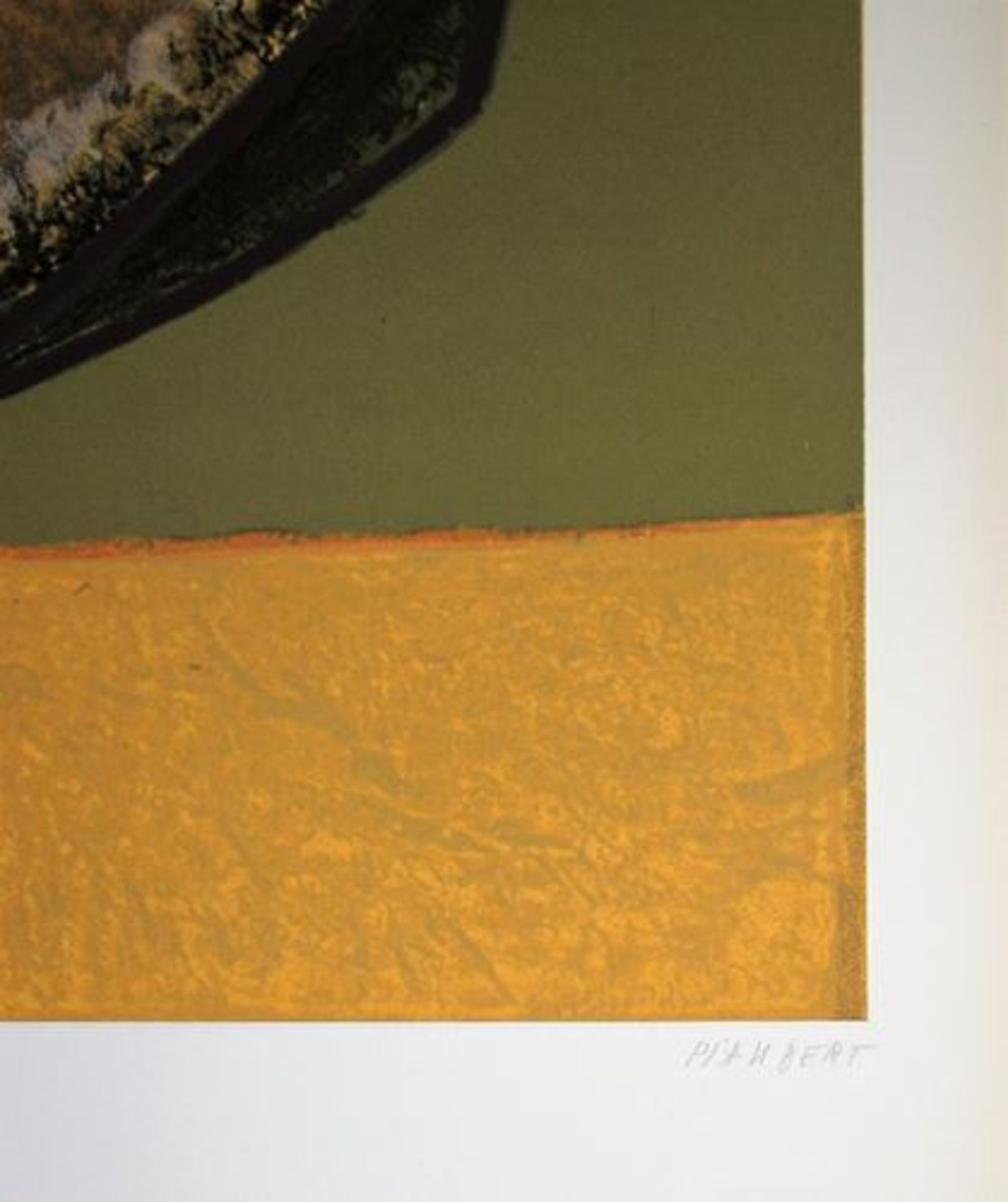 Jean PIAUBERT Composition IV.-1964 Original screenprint in colours on Arches [...] - Bild 12 aus 13