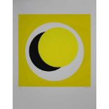 Geneviève Claisse (1935-2018) Yellow circle on yellow background Serigraph numbered [...]