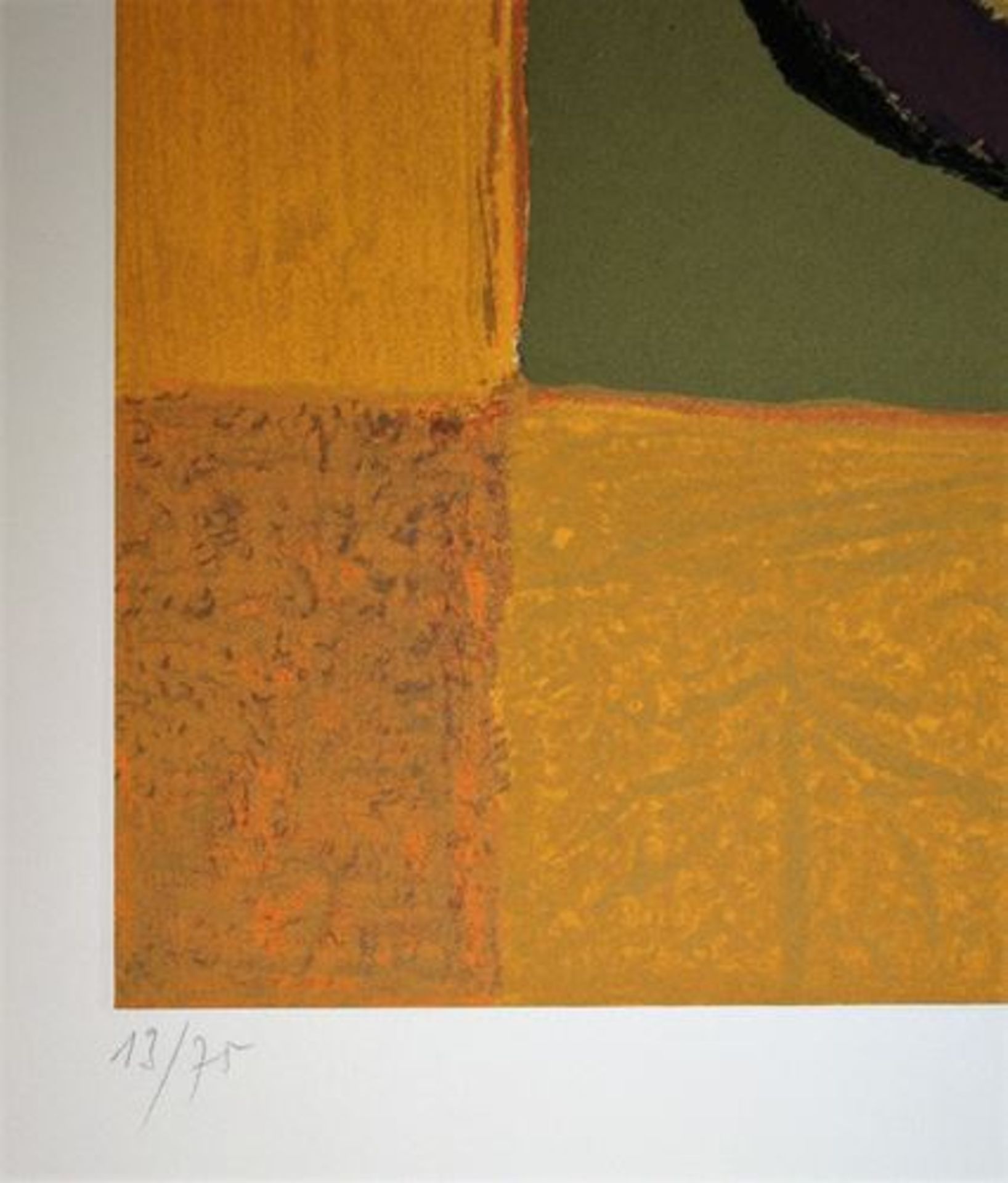 Jean PIAUBERT Composition IV.-1964 Original screenprint in colours on Arches [...] - Bild 11 aus 13