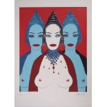 Félix LABISSE The three queens Original lithograph Signed in pencil Numbered / [...]