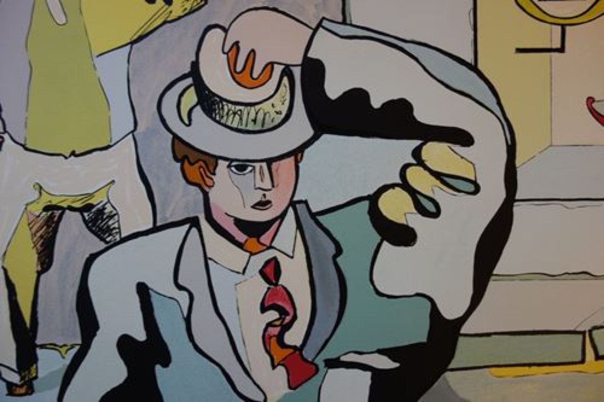 Jean HELION At the hat shops, 1998 Original lithograph Signed in pencil Numbered / [...] - Bild 4 aus 6