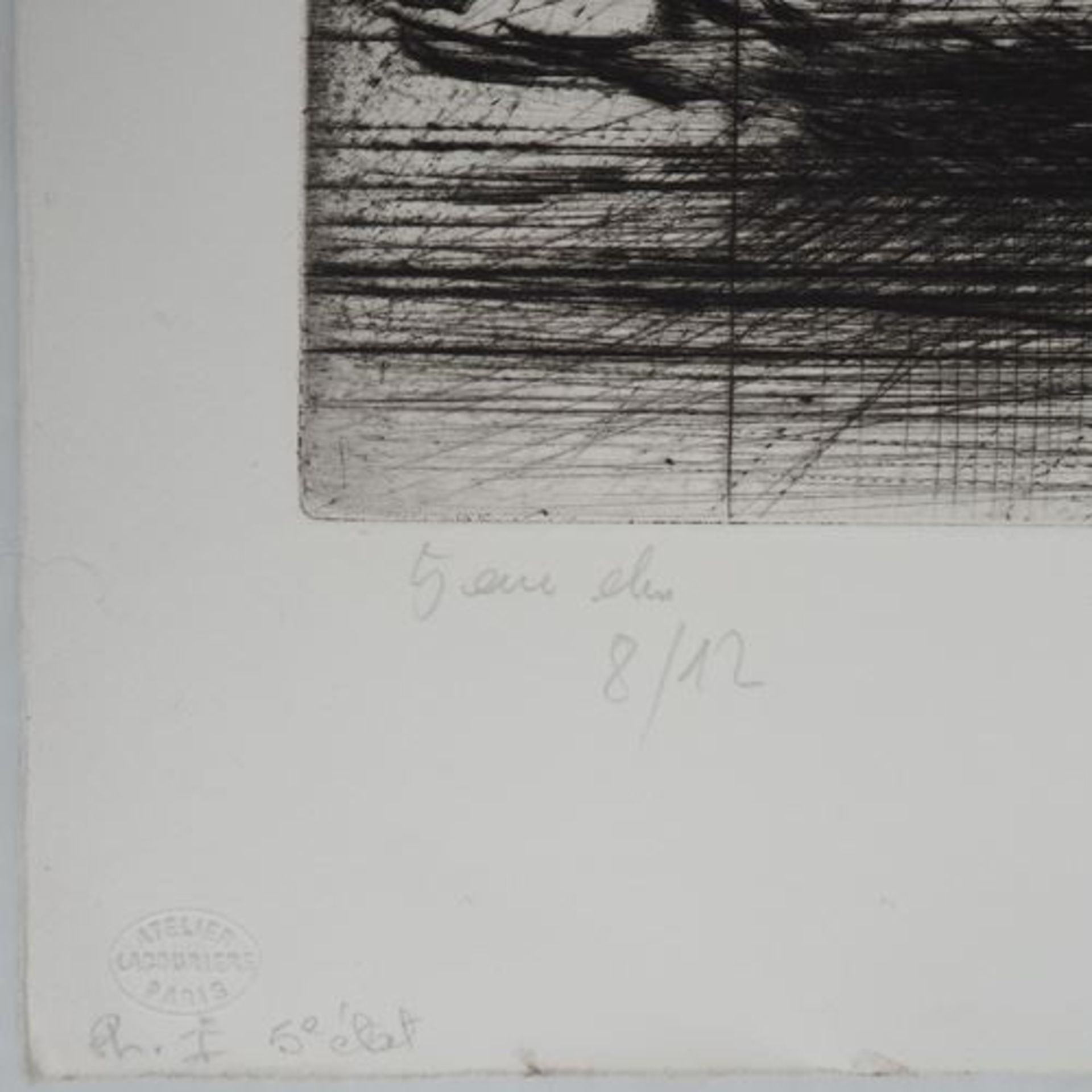 DADO (1933-2010) The White Soul, 1982 Original engraving Signed in pencil bottom [...] - Bild 2 aus 7
