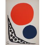 Alexander CALDER Composition with red and blue balloon, 1964 Original [...]