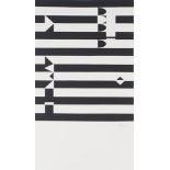 Yaacov AGAM Kinetic, Geometric Lines Original screenprint on thick paper Signed in [...]