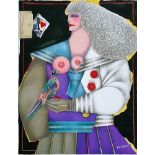 Richard Lindner Lithographie for XXe Siècle, 1974 Original lithograph in colours on [...]