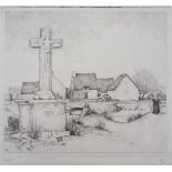 Jean Émile LABOUREUR Le calvaire rustique (Brière), 1933 Gravure originale Signée [...]