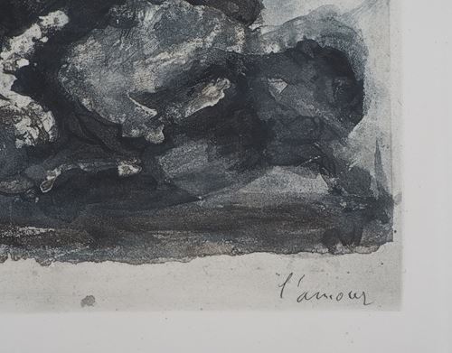 Auguste RODIN L'Amour, 1897 Gravure (héliogravure reprise à la pointe) et [...] - Image 3 of 5