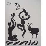 Pablo PICASSO (after) Dance of fauns Lithograph on Vellum Signed in the plate 56 x [...]