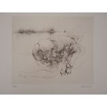 Hans BELLMER Through the petticoat Original engraving Signed in pencil Numbered / 70 [...]