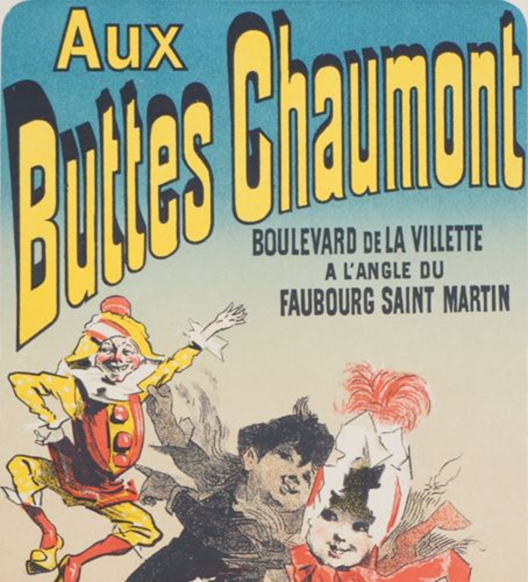 Jules Chéret Jouets aux Buttes Chaumont, 1897 Lithographie originale en couleur sur [...] - Bild 3 aus 8