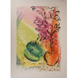 Marc CHAGALL (after) The Paris Bouquet Colour lithograph on Vellum (engraved by [...]