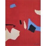 NICOLAS DE STAËL (after) Composition sur fond rouge, 1958 Lithograph in [...]