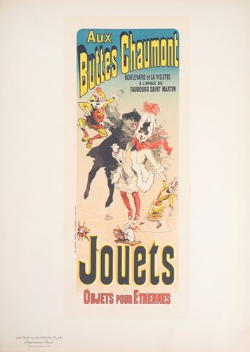 Jules Chéret Jouets aux Buttes Chaumont, 1897 Lithographie originale en couleur sur [...] - Image 2 of 8