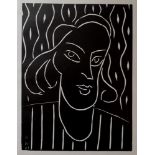 Henri MATISSE Teeny, 1938 / 1959 Original Linocut on Vellum paper Signed in the [...]