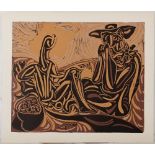 Pablo PICASSO (1881-1973) (after) The harvesters Linocut on vellum Size of the sheet [...]