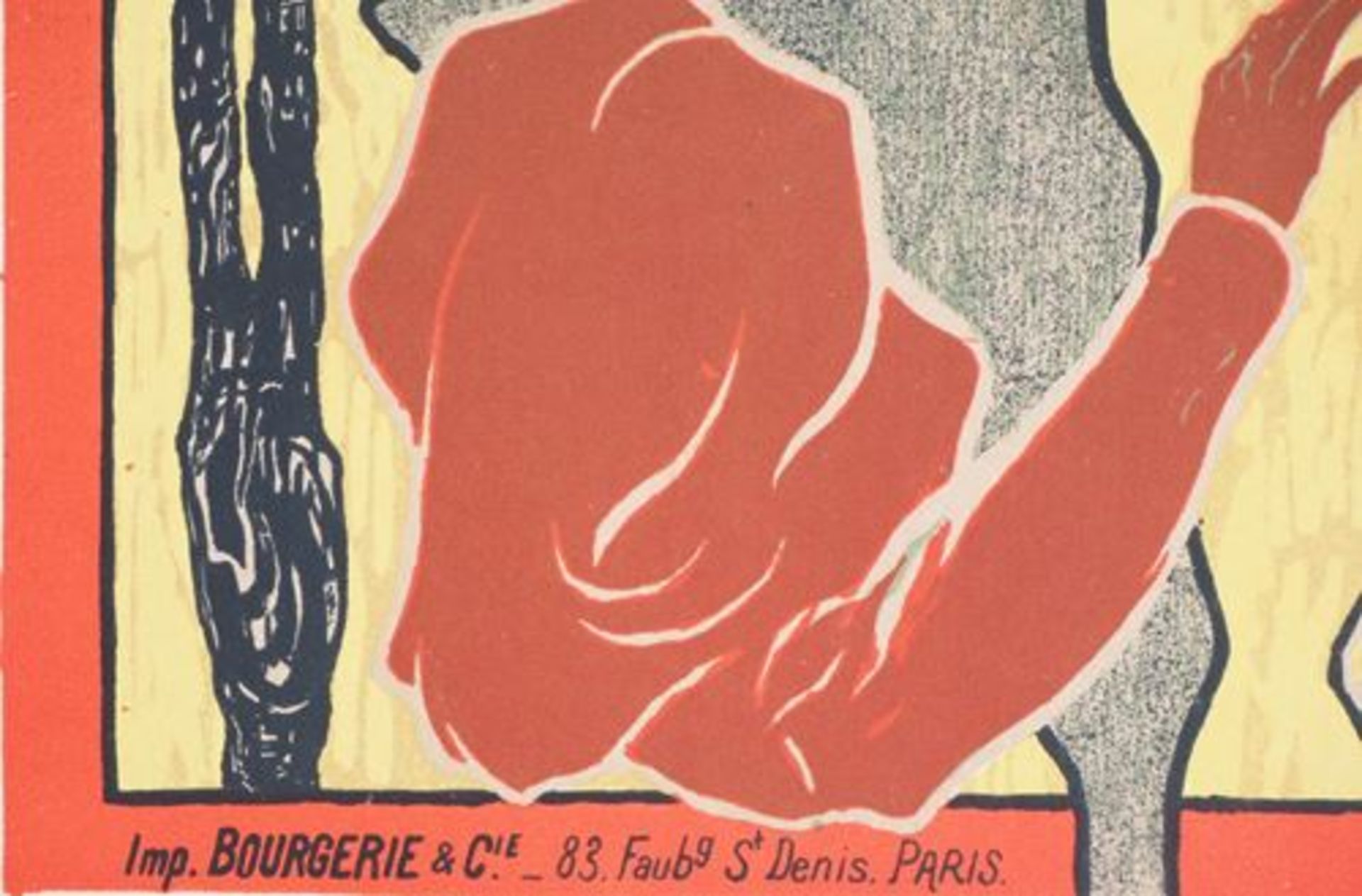 Manuel ROBBE (1872-1936) L'Éclatante Lithographie originale en couleur sur vélin [...] - Bild 3 aus 9