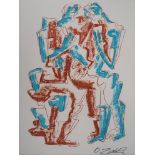 Ossip ZADKINE Couples, 1966 Original lithograph Signed in pencil On Rives vellum 37 [...]