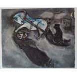 Marc CHAGALL In the snow Lithograph and collotype based on a gouache from 1950 on [...]