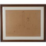 Tsuguharu Leonard FOUJITA Descent of the Cross Signed etching in the plate On Vellum [...]