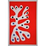 HENRI MATISSE (after) Seaweed on red backgroung, 1965 Lithographie in 3 colours on [...]