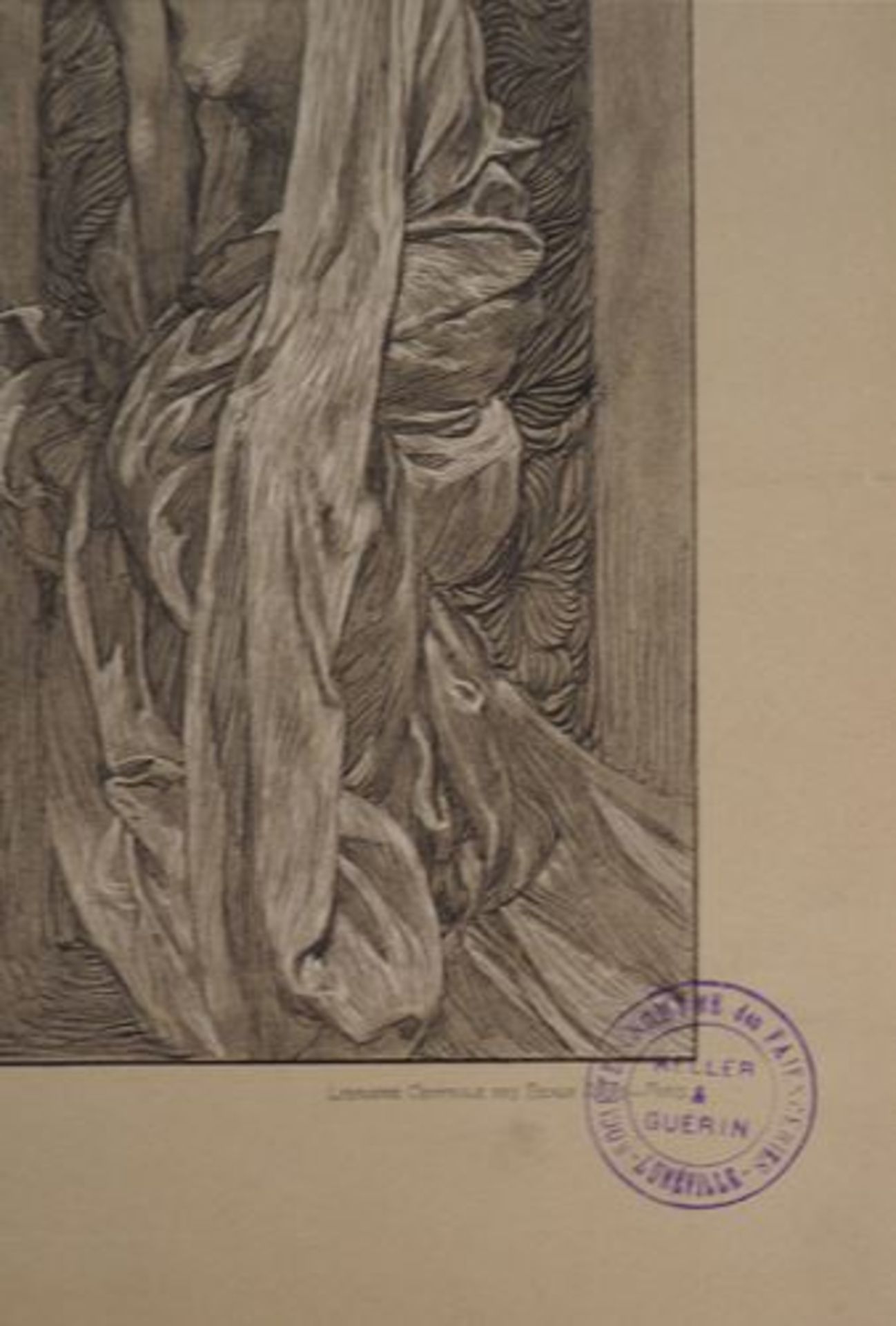 Alphonse MUCHA Model in the workshop, 1902 Lithograph Signed in the plate On thick [...] - Bild 3 aus 5