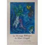 Marc CHAGALL (d'après) La lutte de Jacob et de l'ange Lithographie Gravée par Ch. [...]