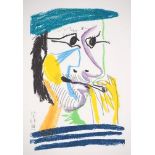 Pablo PICASSO (after) Man in blue beret 1964 Lithograph Dated in the plate Created [...]