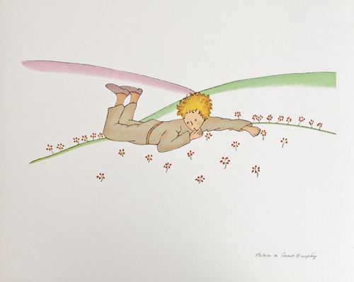 Antoine de SAINT-EXUPERY (after) Le Petit Prince Set of 3 colour lithographs [...] - Image 3 of 3