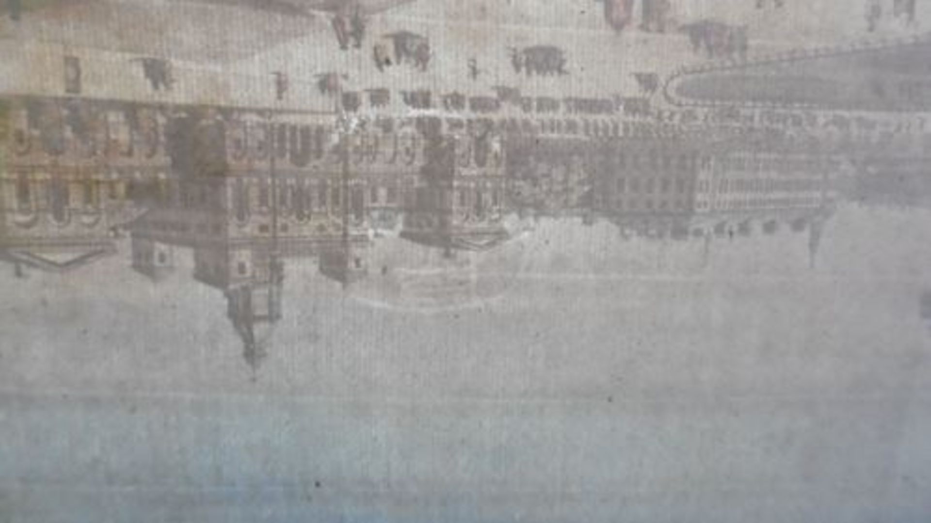 Etching on watermarked paper Perspective view of Saint Jacques Park Square in [...] - Bild 5 aus 5