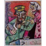 Marc Chagall Cuillère Lithographie et collotype d'après une gouache de 1912 sur [...]