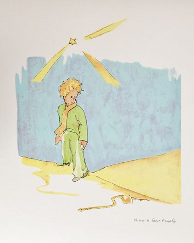 Antoine de SAINT-EXUPERY (after) Le Petit Prince Set of 4 colour lithographs based [...] - Image 4 of 4