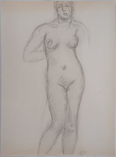 Aristide MAILLOL (d'après) Nu féminin, 1944 Lithographie d'après un [...]