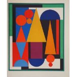 Auguste HERBIN Red Composition 2, 1949 Original screenprint On Arches Vellum of [...]