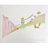 Antoine de SAINT-EXUPERY (after) Le Petit Prince Set of 3 colour lithographs based [...]