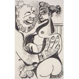 Pablo PICASSO (after) Erotic scene Lithograph Dated in the plate, 1964 Directed for [...]