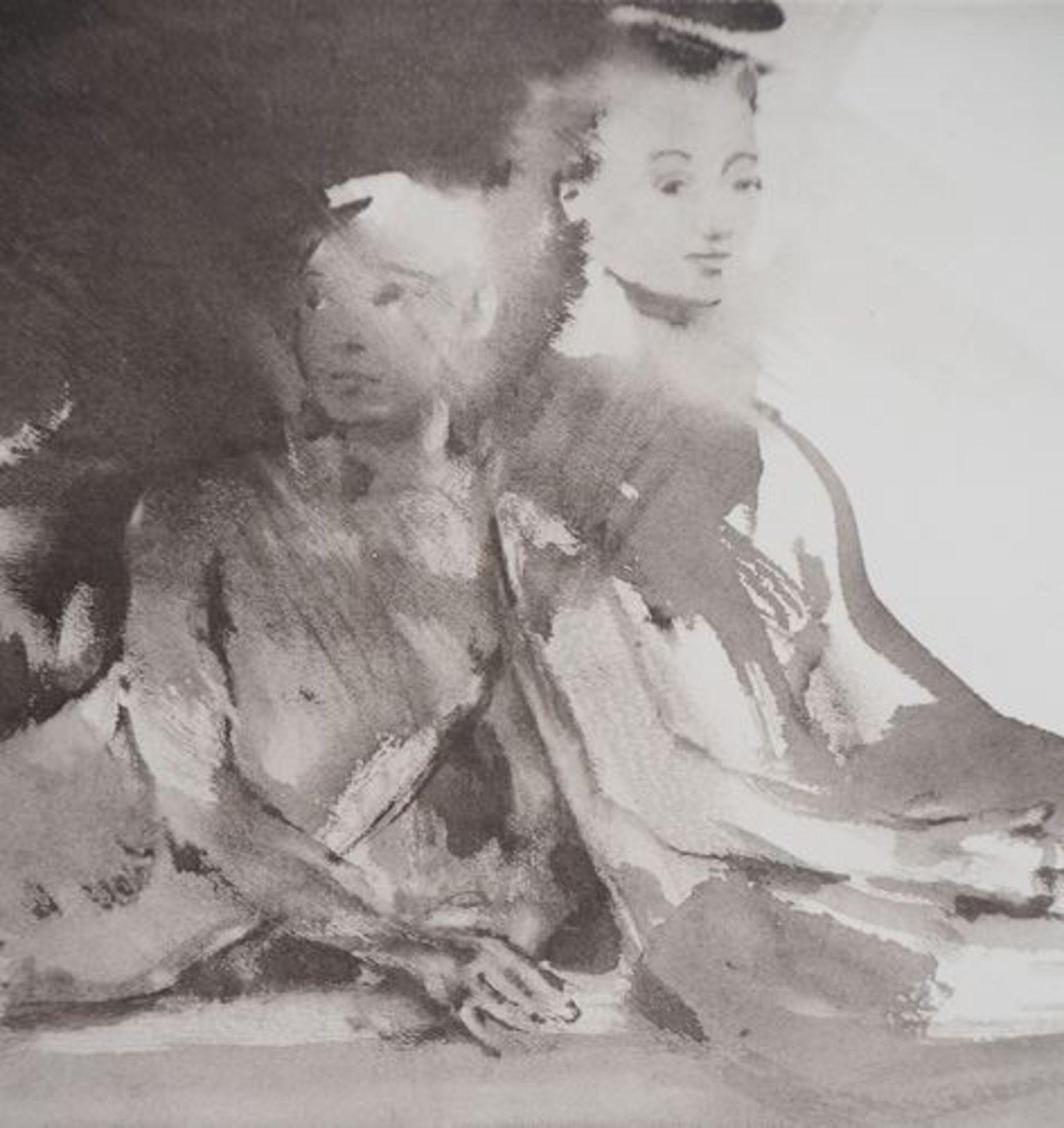 Christian BERARD (d'après) Deux silhouettes allongées, 1946 Lithographie d'après [...] - Bild 6 aus 6