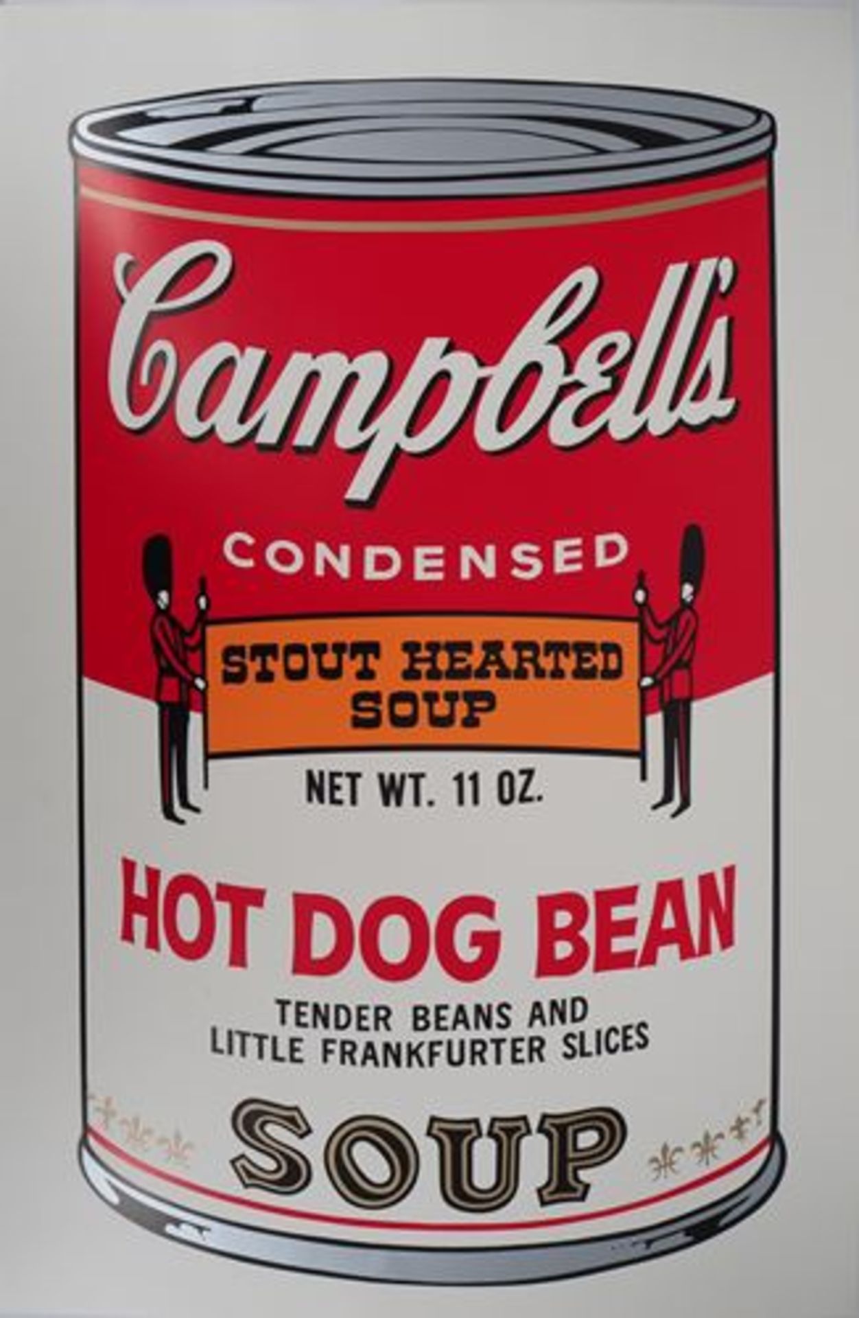 Andy WARHOL (after) Campbell's Soup - Stout Hearted Soup Silkscreen (tone-by-tone [...]