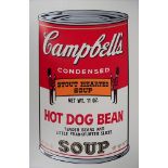 Andy WARHOL (after) Campbell's Soup - Stout Hearted Soup Silkscreen (tone-by-tone [...]