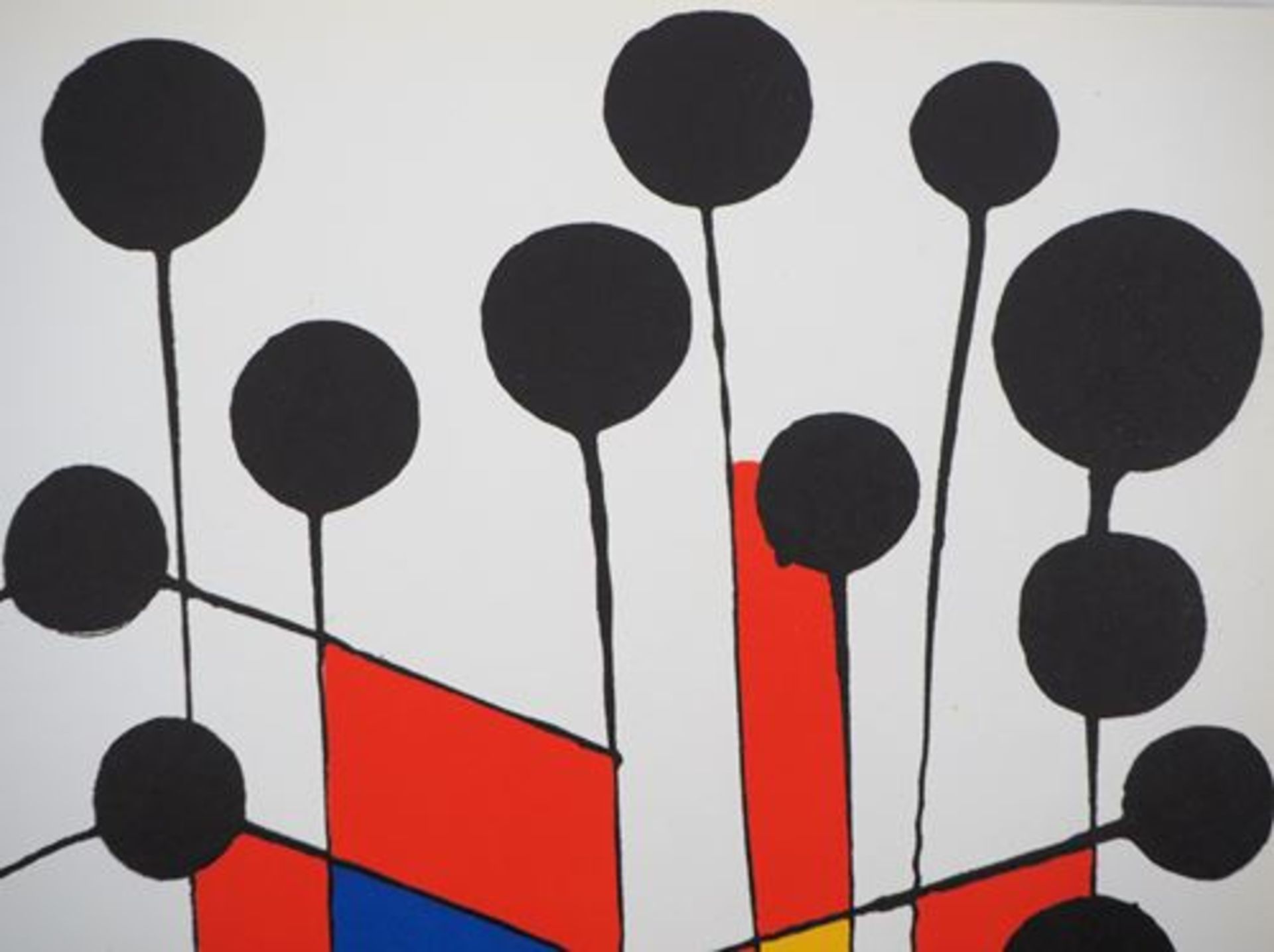 Alexander CALDER Mosaics and Black Balloons, 1971 Original lithograph in 4 colour [...] - Bild 3 aus 5