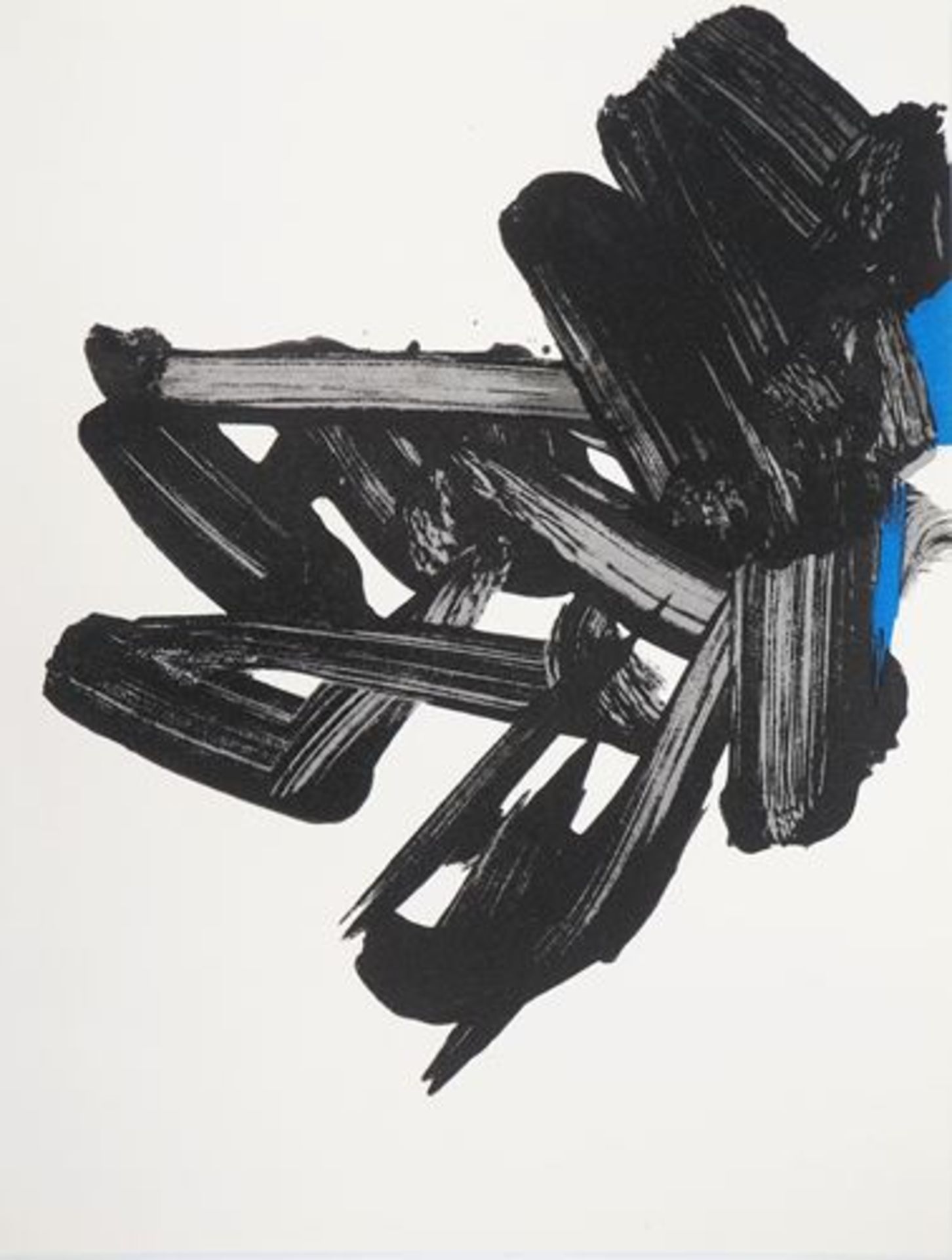 Pierre SOULAGES Lithograph #17 Original lithograph, 1964 on vellum 33 x 25 [...]