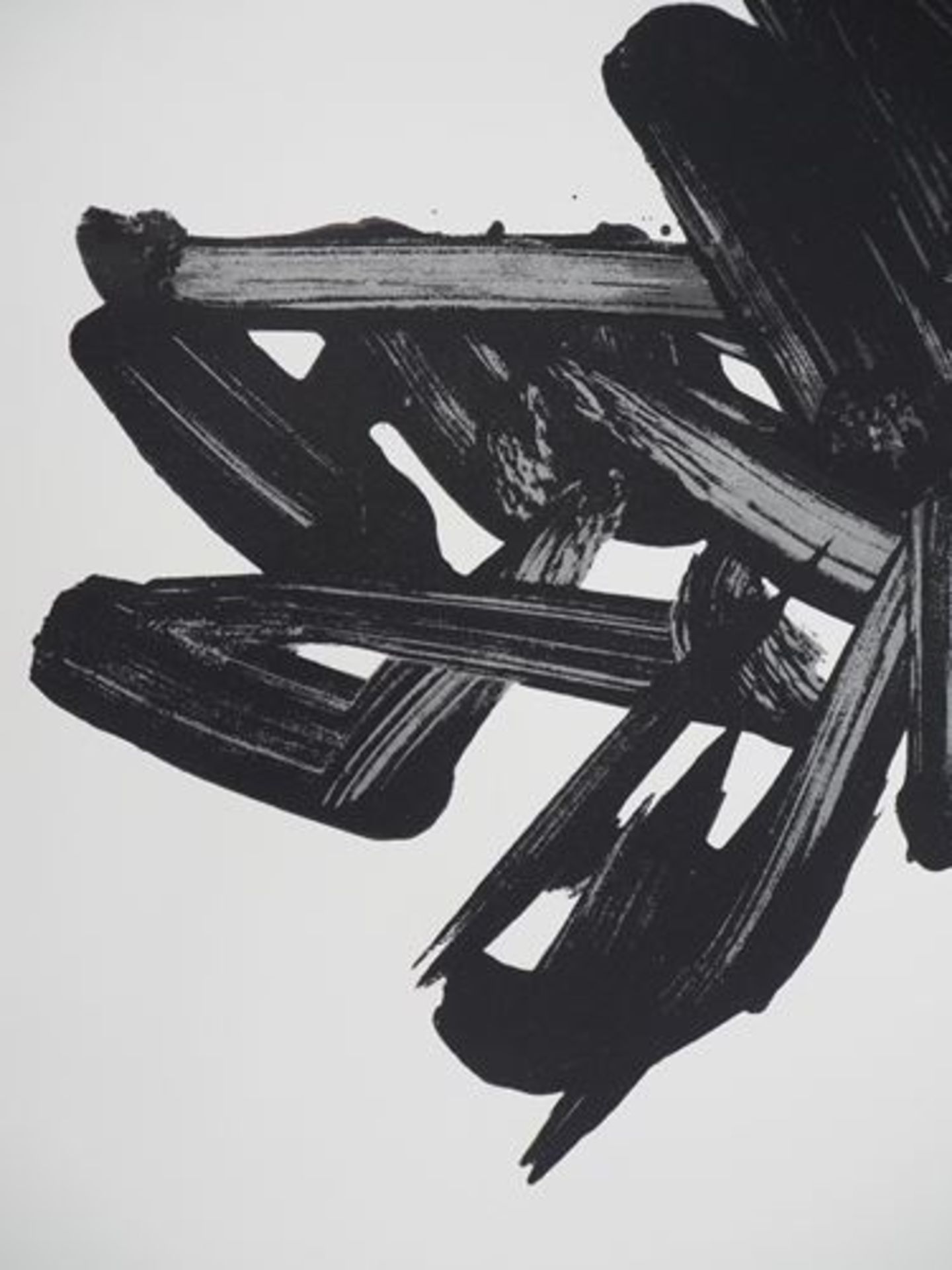 Pierre SOULAGES Lithograph #17 Original lithograph, 1964 on vellum 33 x 25 [...] - Bild 4 aus 7