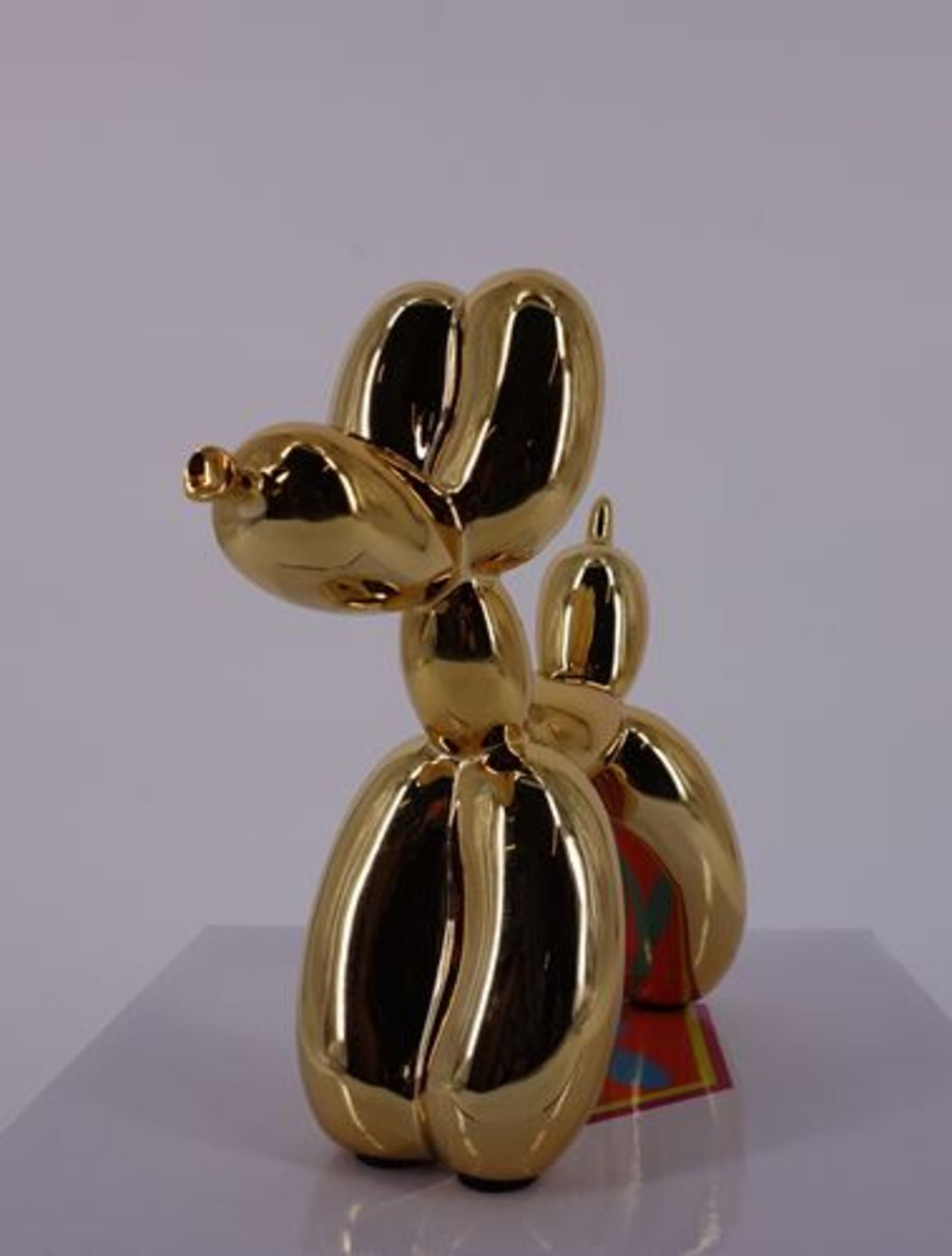 Jeff KOONS (after) Gold Balloon Dog Sculpture in lacquer on resin not signed and not [...] - Bild 7 aus 7