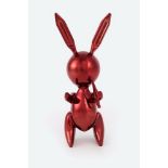 Jeff Koons (after) - Red Rabbit Zinc alloy Editions Studio Limited edition of 500, [...]