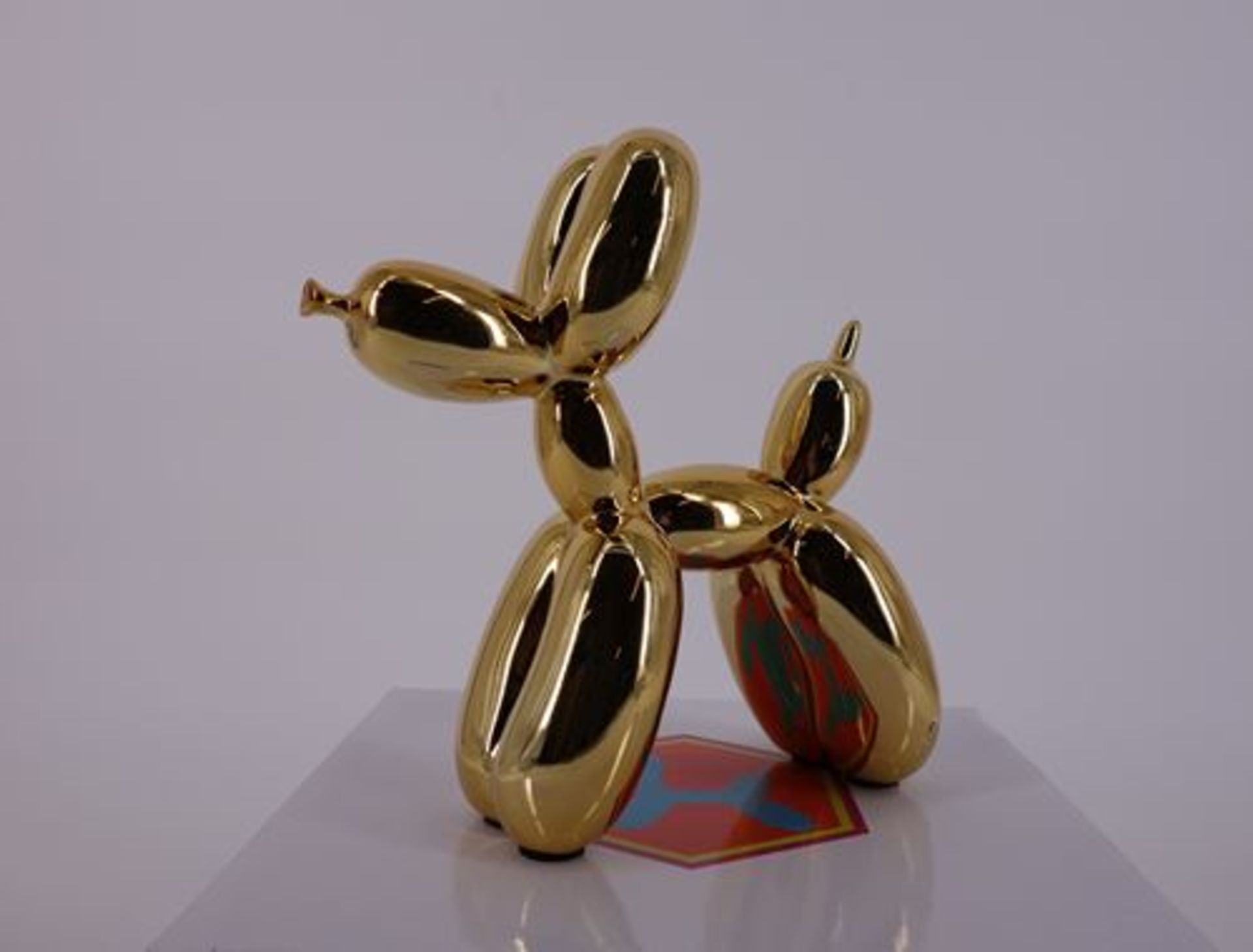 Jeff KOONS (after) Gold Balloon Dog Sculpture in lacquer on resin not signed and not [...] - Bild 4 aus 7